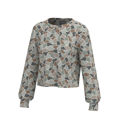 Local Girl Revive Crewneck Forest Camo Flora