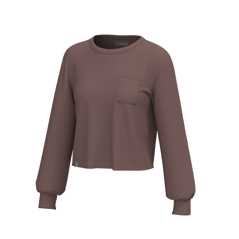 Local Girl Revive Crewneck Rose