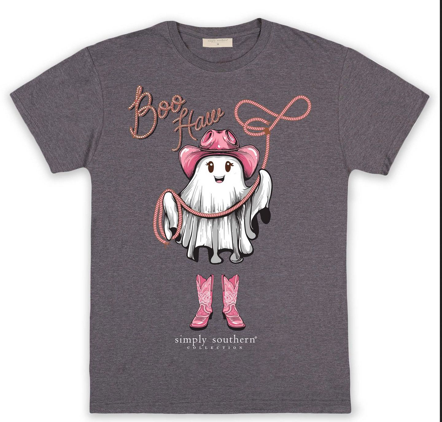 Youth Boo Haw S/S Tee Iron Heather