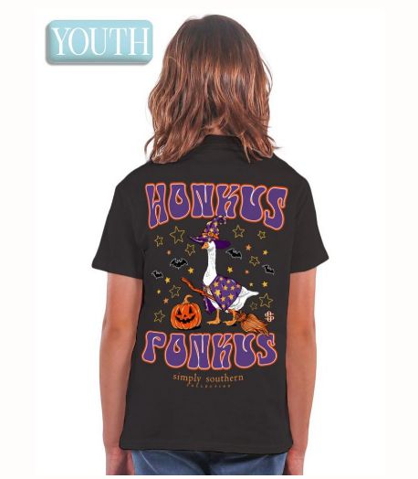 Youth Goose Witch S/S Tee Black