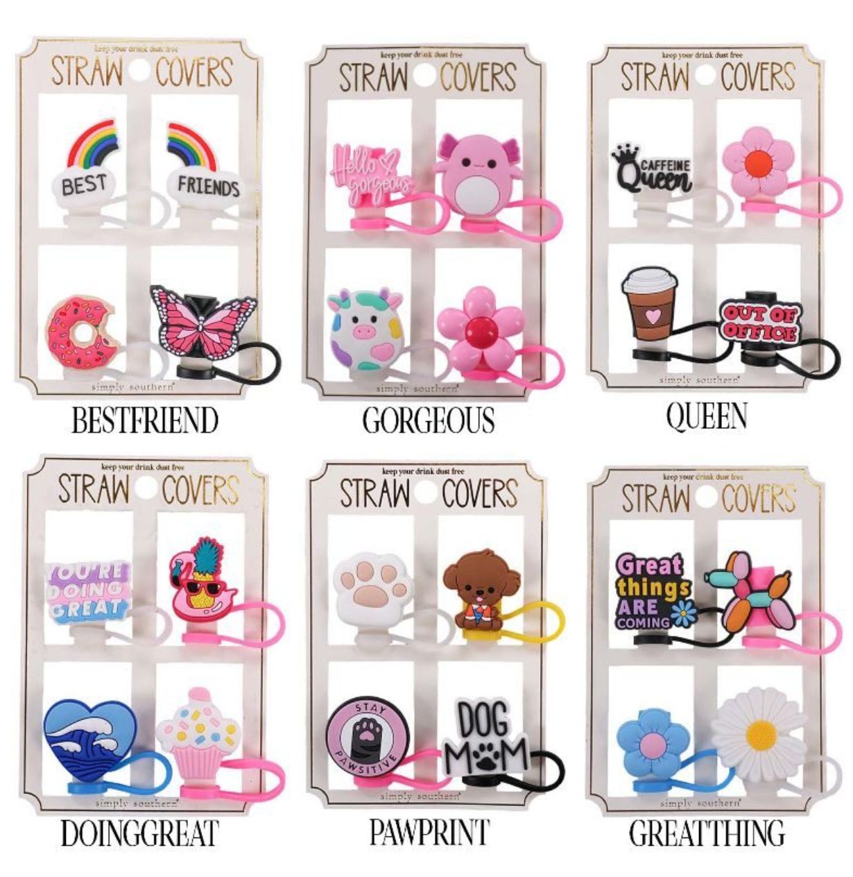 Simply Southern Straw Covers 