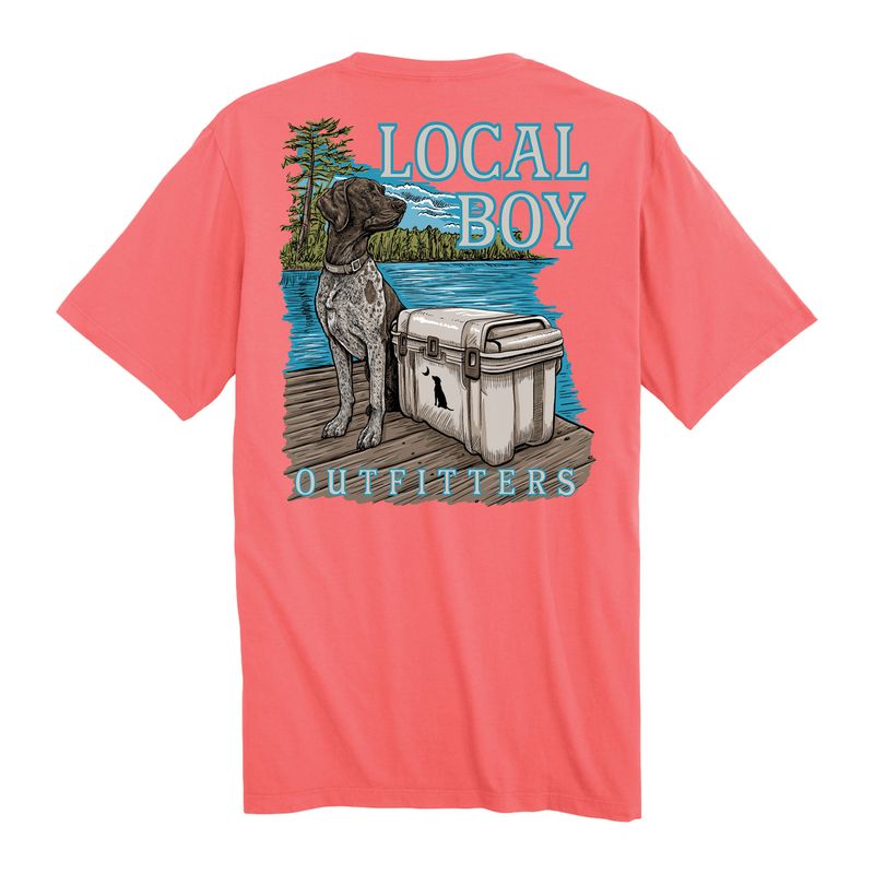 Local Boy Lakeside GSP SS Tee Coral