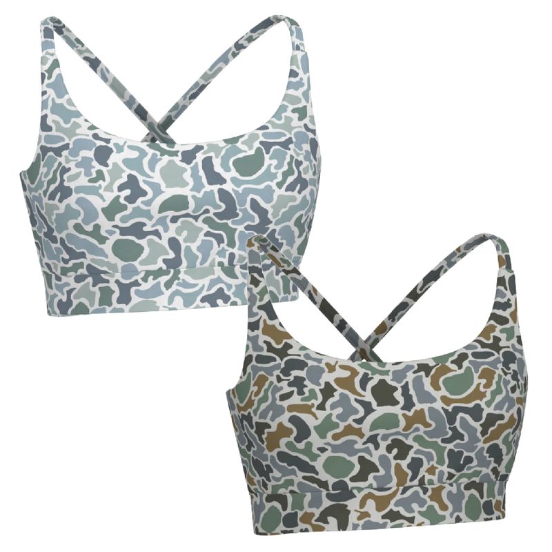 Local Girl Camo Sports Bra Top