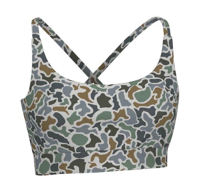 Local Girl Camo Sports Bra Top