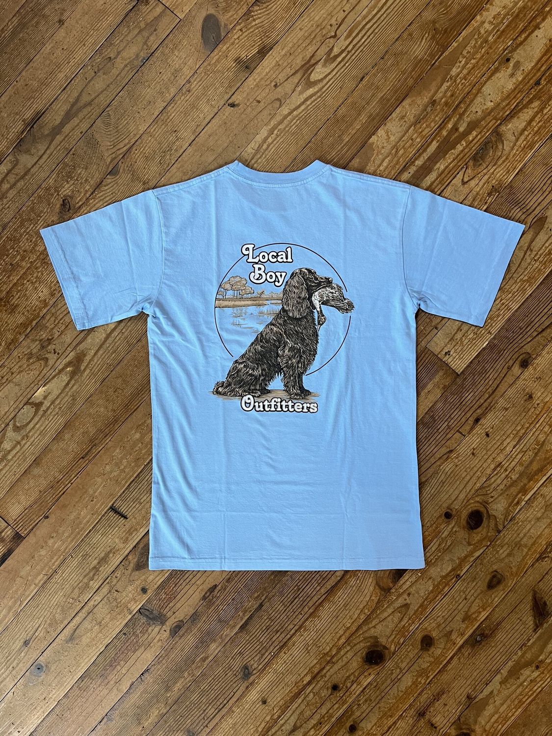 Local Boy Local Boykin S/S Tee Washed Denim