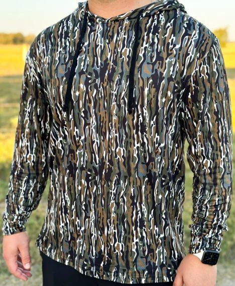 EO All Day Hoodie, Color: Ranch Camo, Size: Small