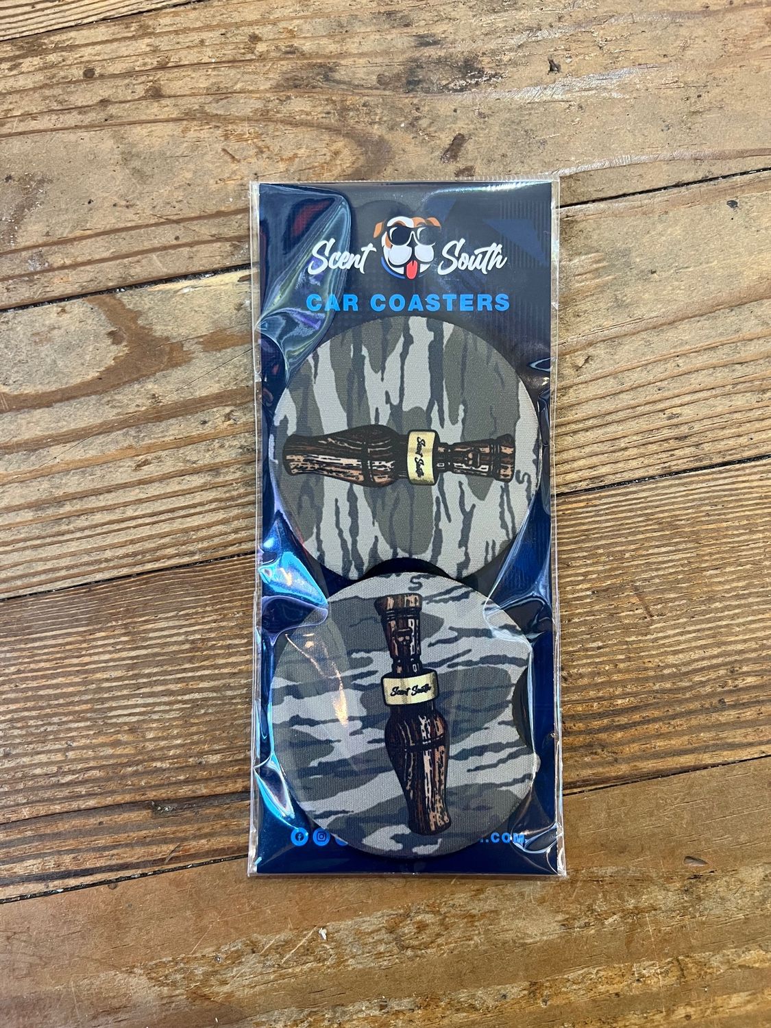 Scent South Duck Call Car Coaster