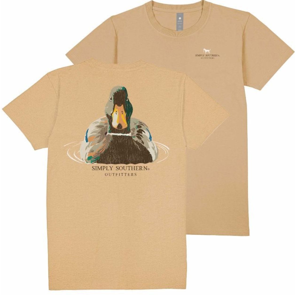 Simply Southern Mallard S/S Tee Khaki