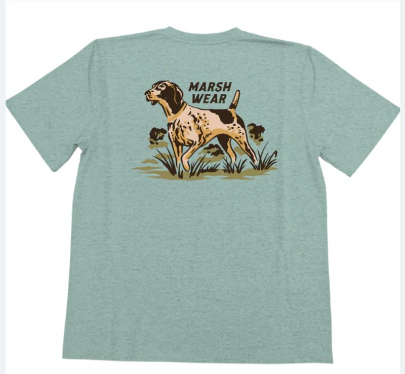 Marsh Wear Youth Heritage Pointer Tee Agate Heather