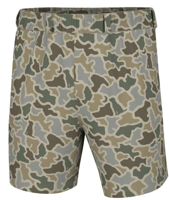 Local Boy Volley Shorts Sand Dog &amp; Moon Camo
