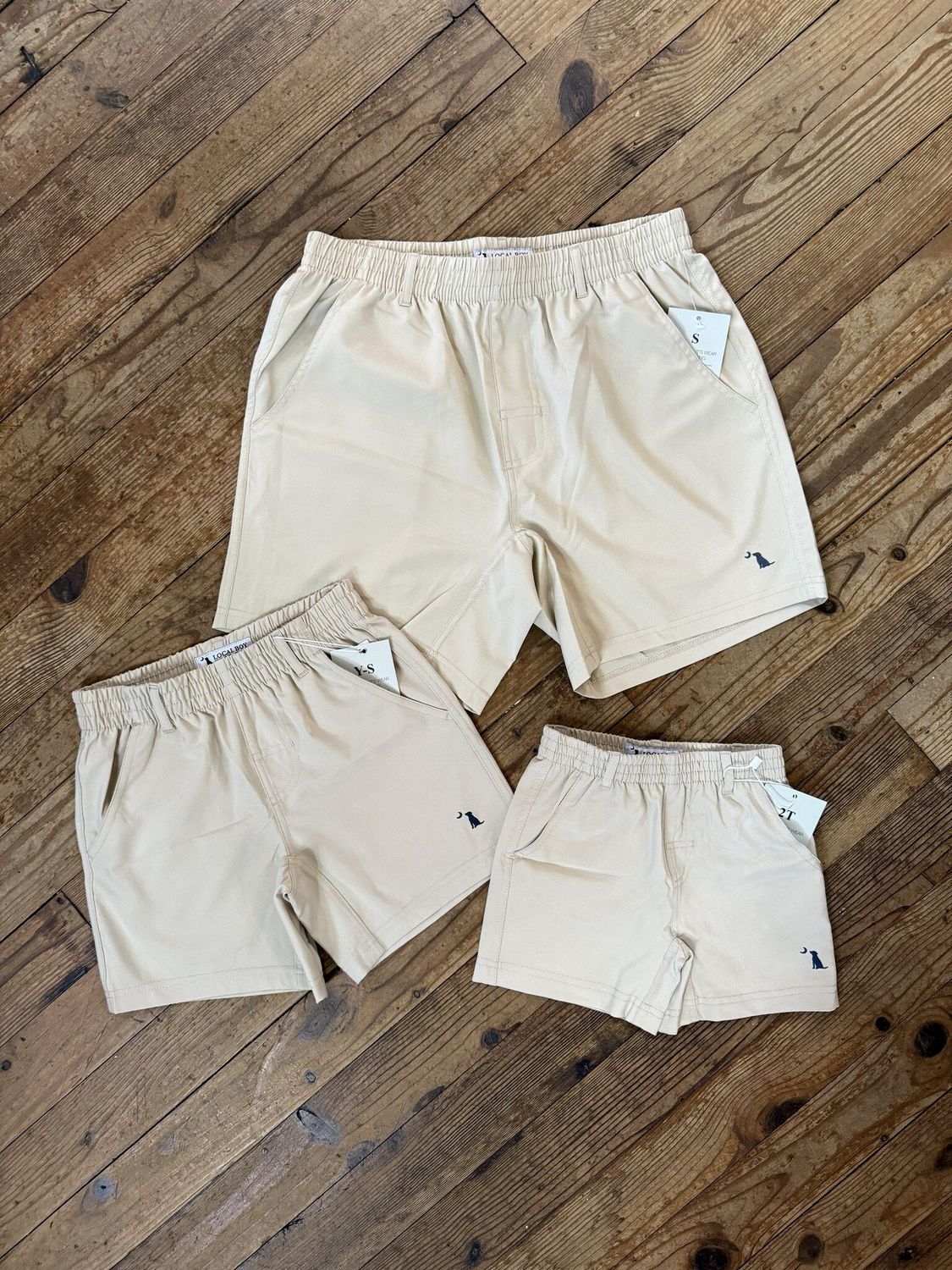 Local Boy Volley Shorts Khaki
