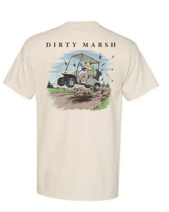 Marshall On Da Course Tee Ivory