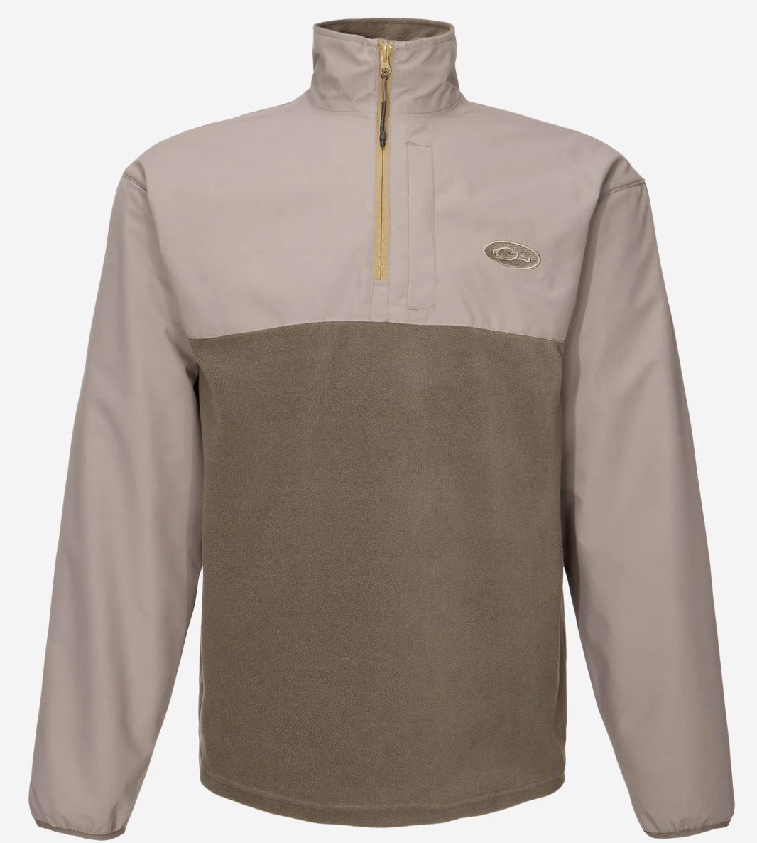 1/4 Zip Refuge Eqwader Mud Brown