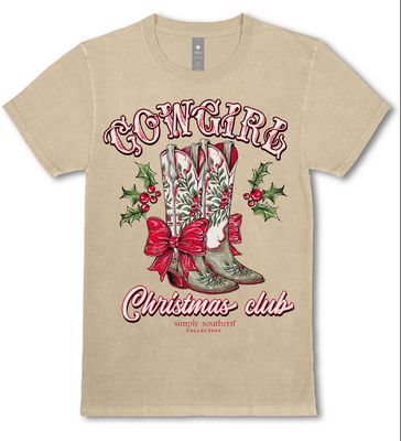 Cowgirl Christmas Club S/S Tee