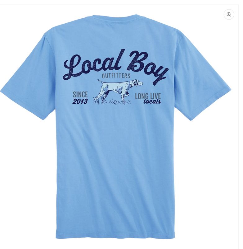 LBO Bird Dog Arch S/S Tee Washed Denim