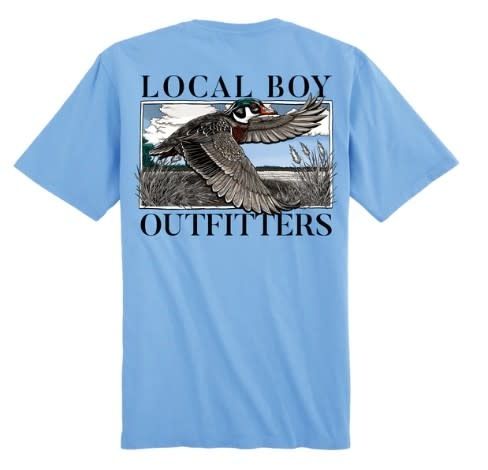 LBO Wingspan S/S Tee Washed Denim