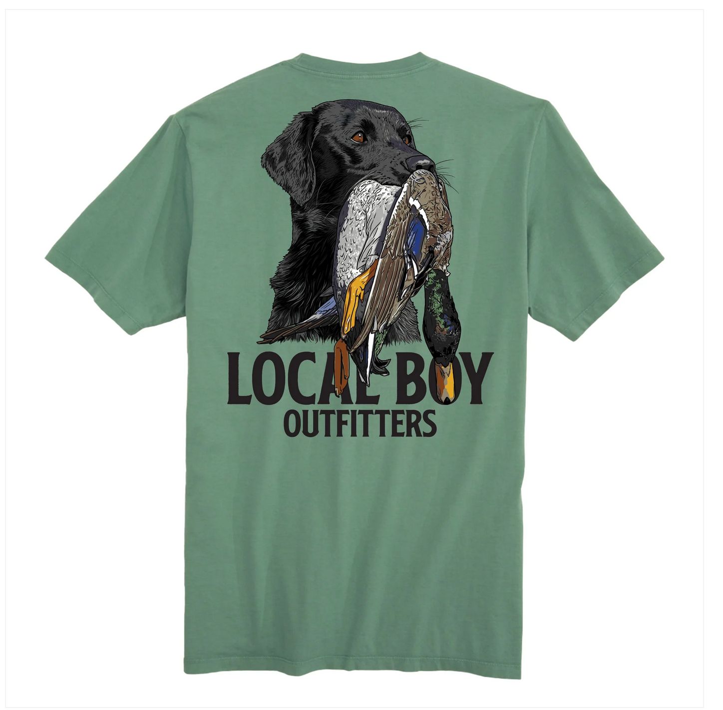 LBO Youth Feathered Fetch S/S Tee Light Green