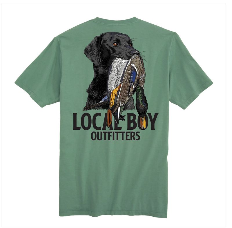 LBO Youth Feathered Fetch S/S Tee Light Green