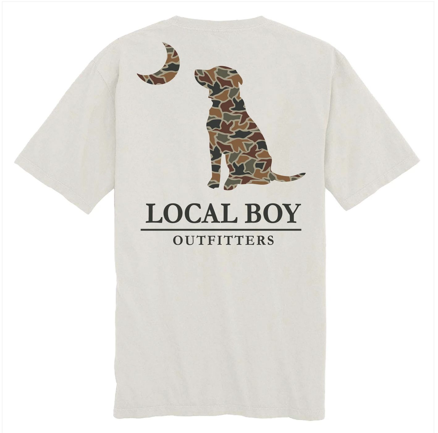 LBO Toddler Duck Camo Dog &amp; Moon S/S Tee Silver