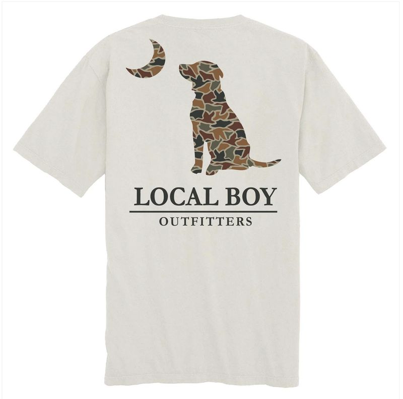 LBO Toddler Duck Camo Dog &amp; Moon S/S Tee Silver