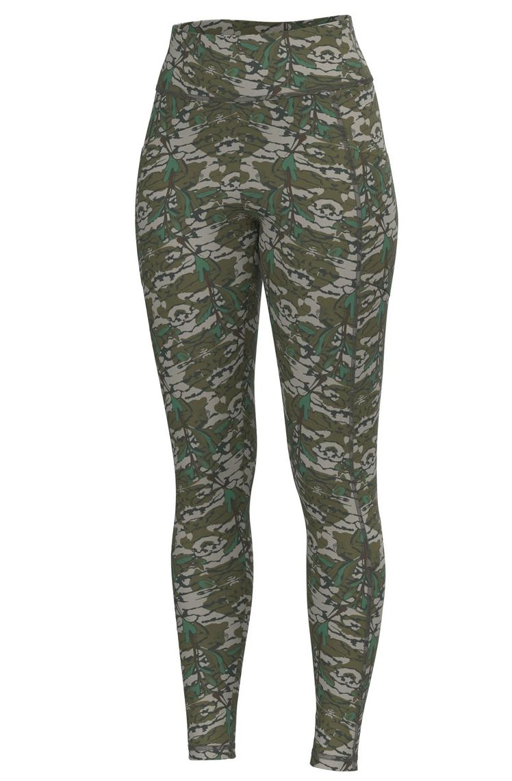 Local Girl Leggings Green Leaf