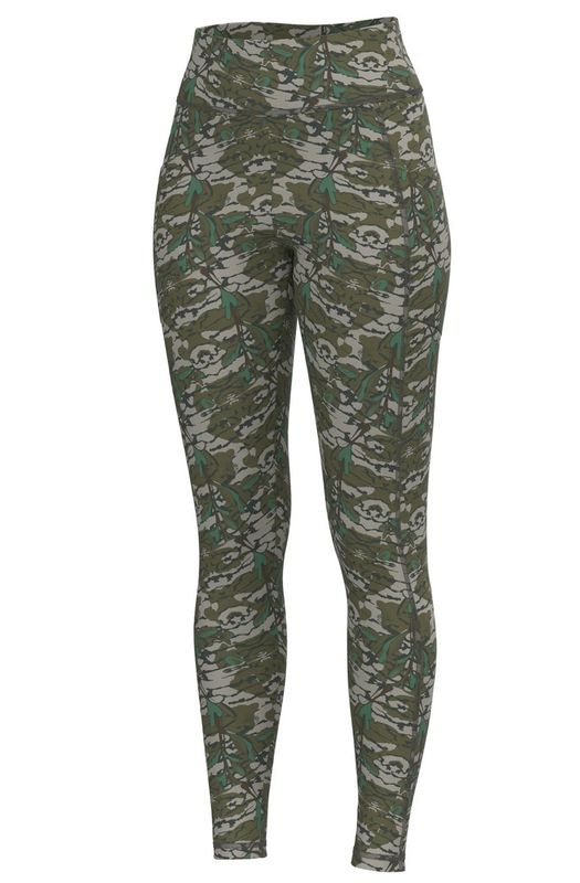 Local Girl Leggings Green Leaf