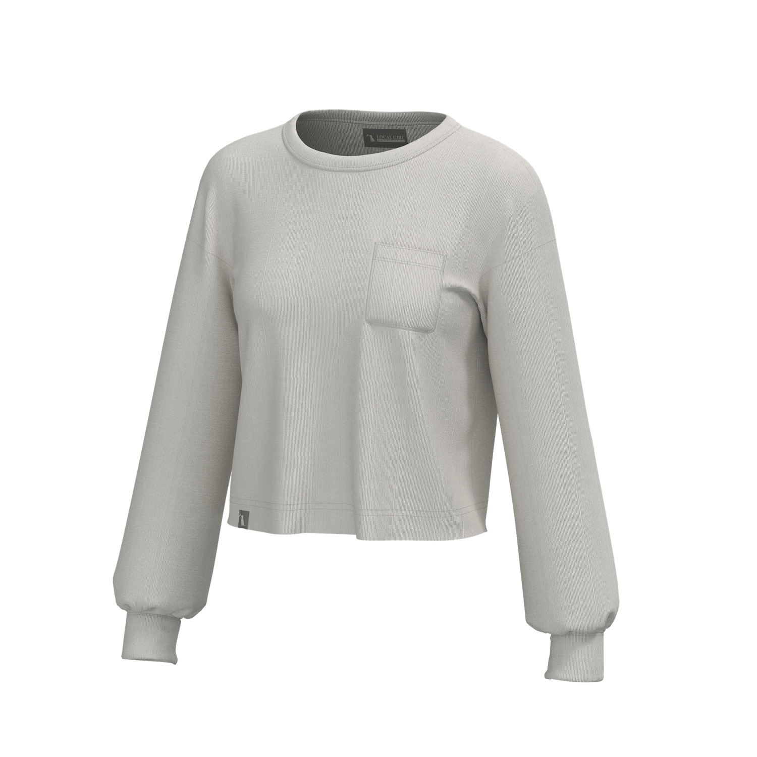 Local Girl Revive Crewneck Light Sand