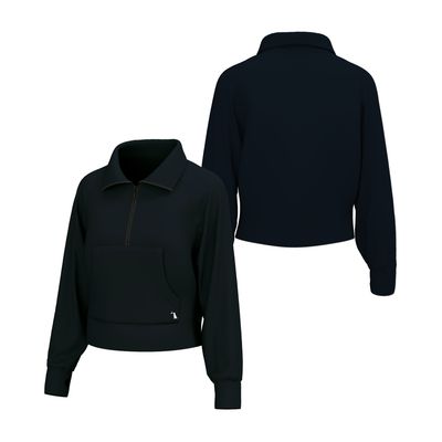 Local Girl Freelance 1/4 Zip Black