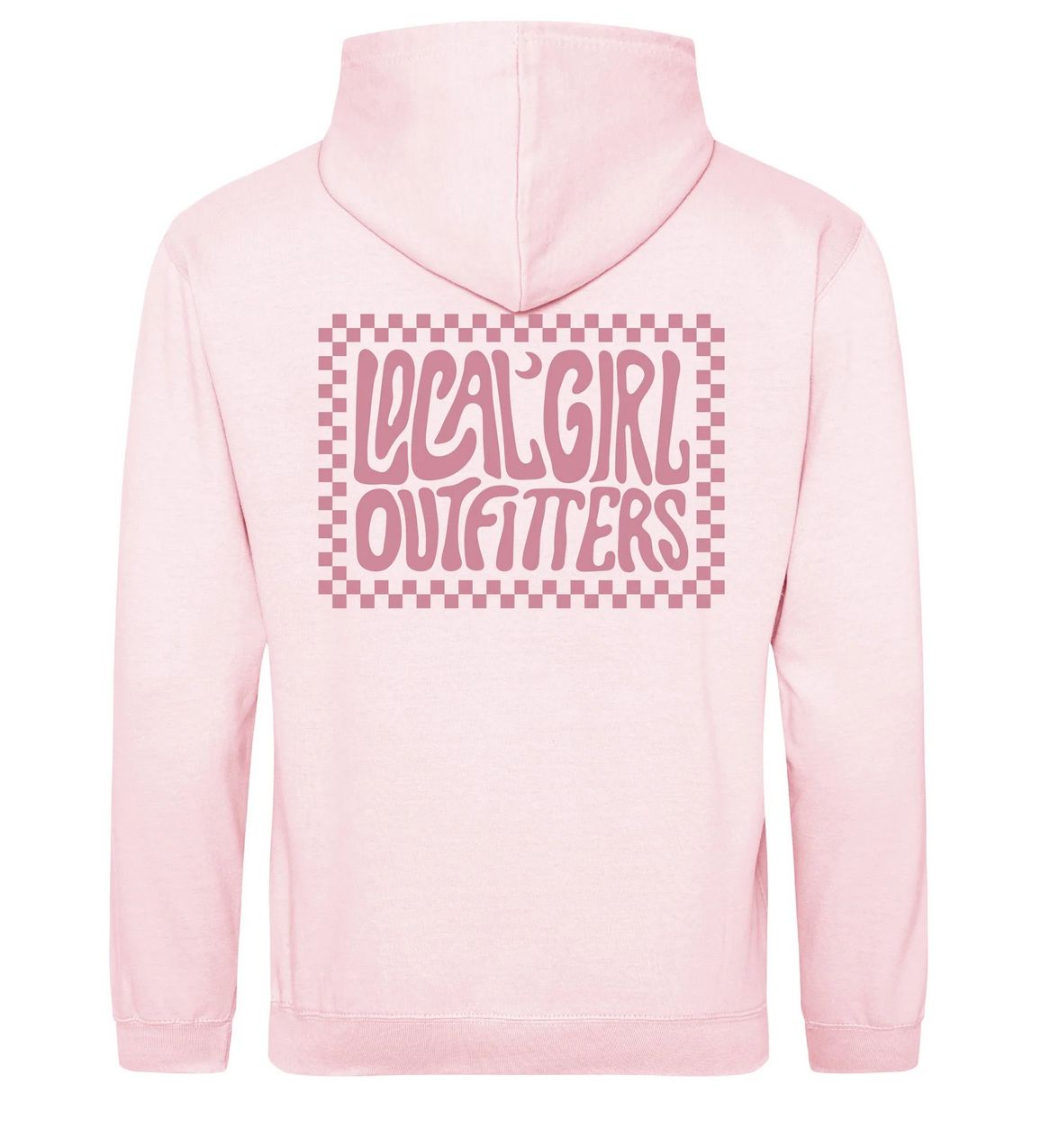 Local Girl :Youth Brushwood Hoodie Baby Pink