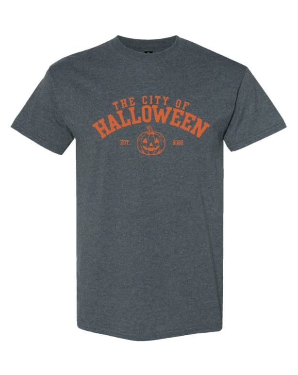 City of Halloween Tee Dark Heather 