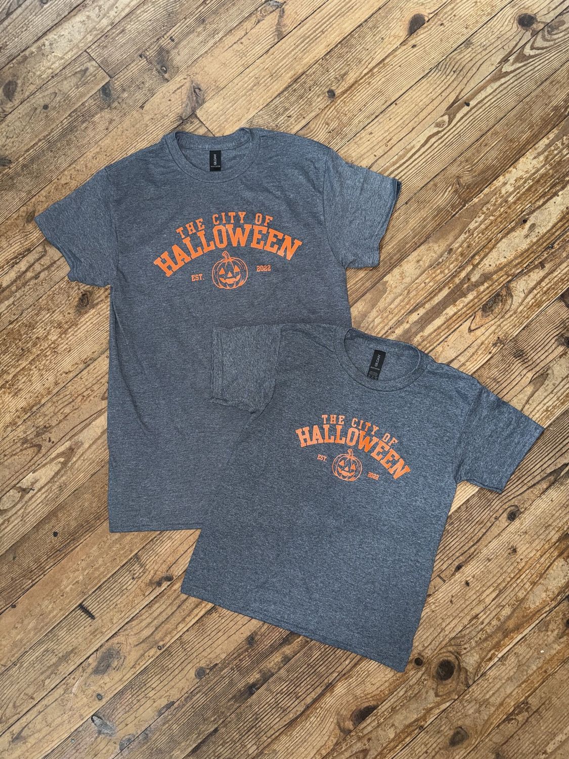 City of Halloween Tee Dark Heather 