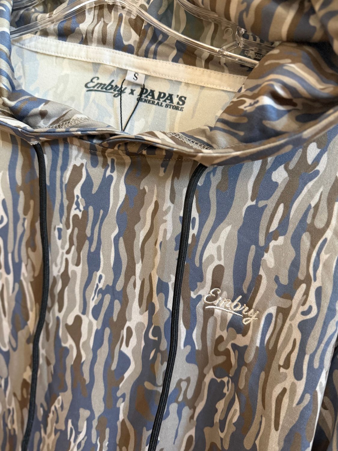 EO x PGS Collab Blue Ranch Camo LW Hoodie