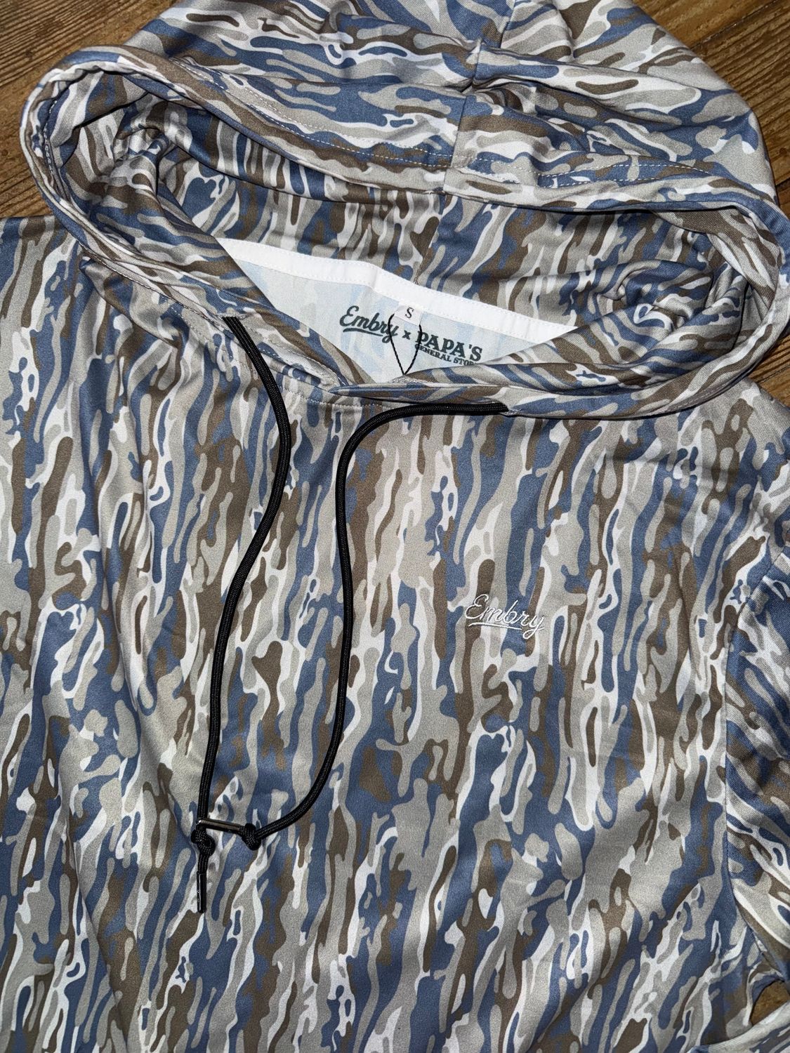 EO x PGS Collab Blue Ranch Camo LW Hoodie