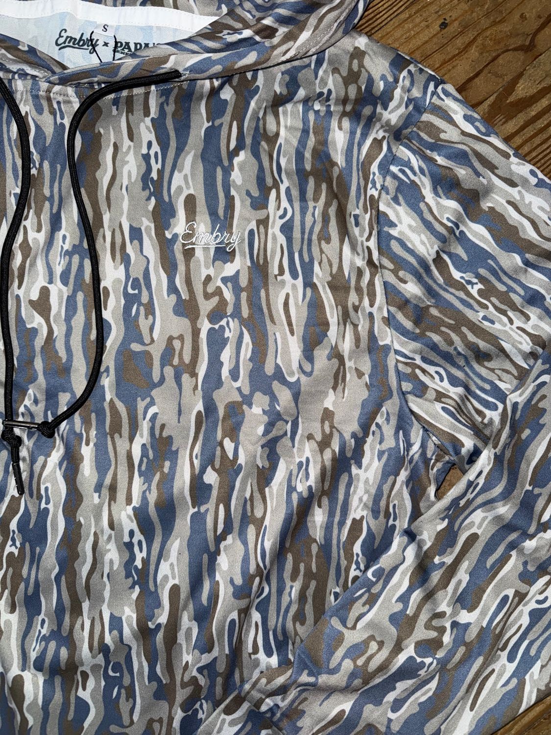 EO x PGS Collab Blue Ranch Camo LW Hoodie
