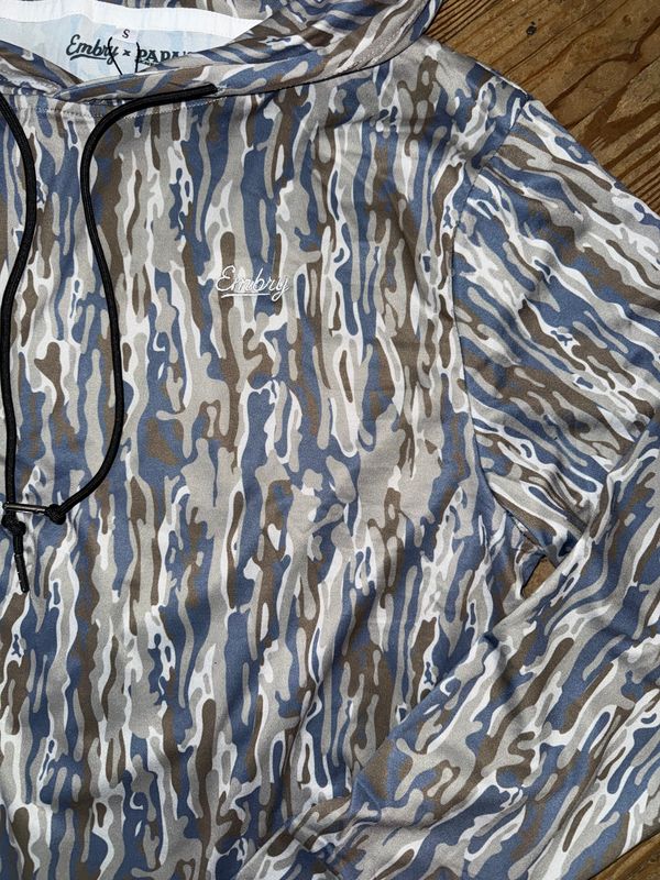 EO x PGS Collab Blue Ranch Camo LW Hoodie