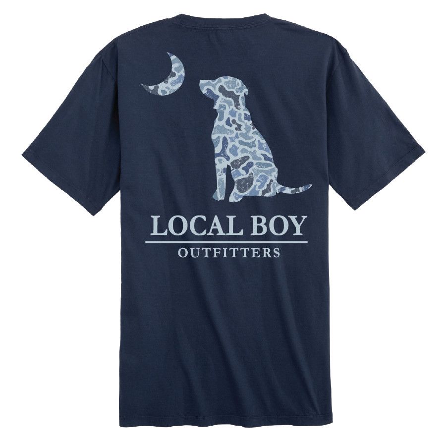 Youth Distressed LCF Cobalt Dog &amp; Moon China Blue Tee