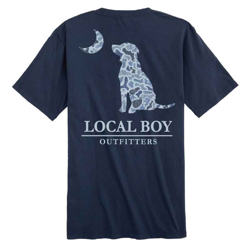 Youth Distressed LCF Cobalt Dog &amp; Moon China Blue Tee