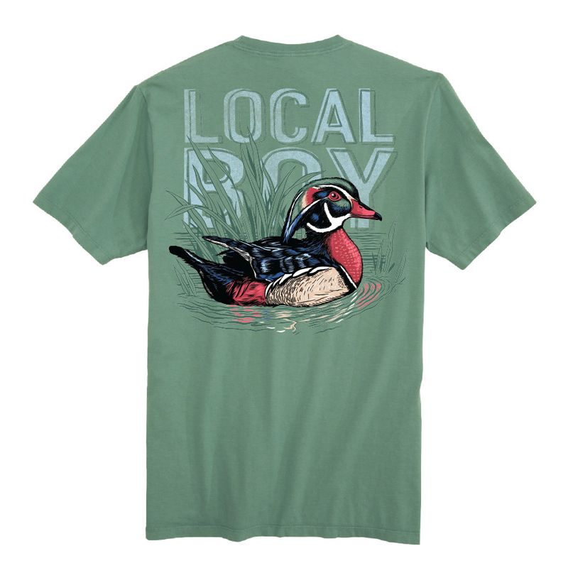 Toddler Wood Duck Light Green SS Tee