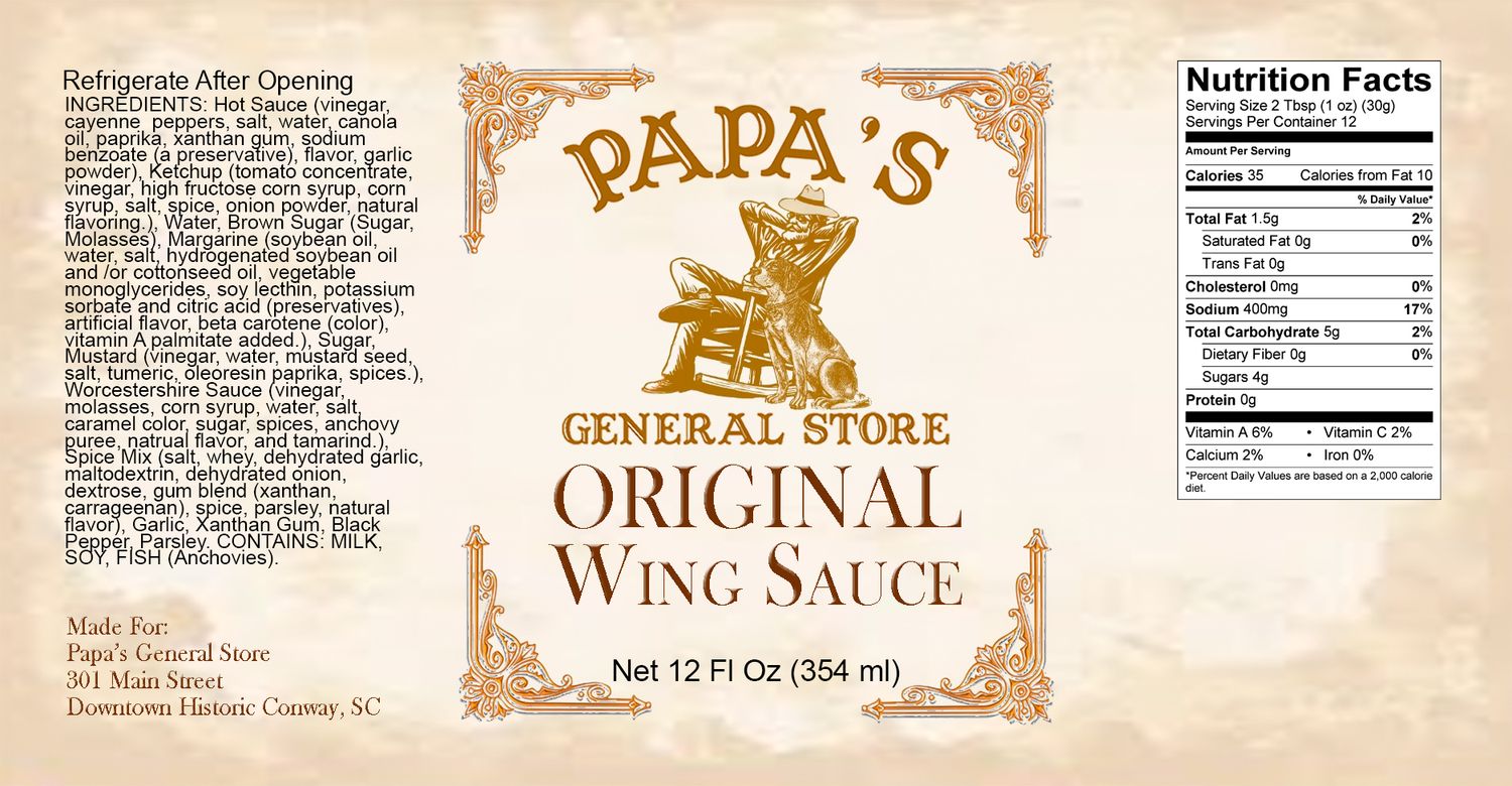 Original Wing Sauce