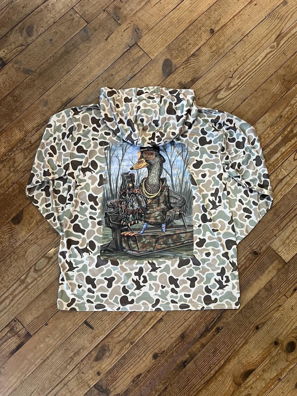 Deep Woods Dolph Diyala Camo Hooded Performance Shirt