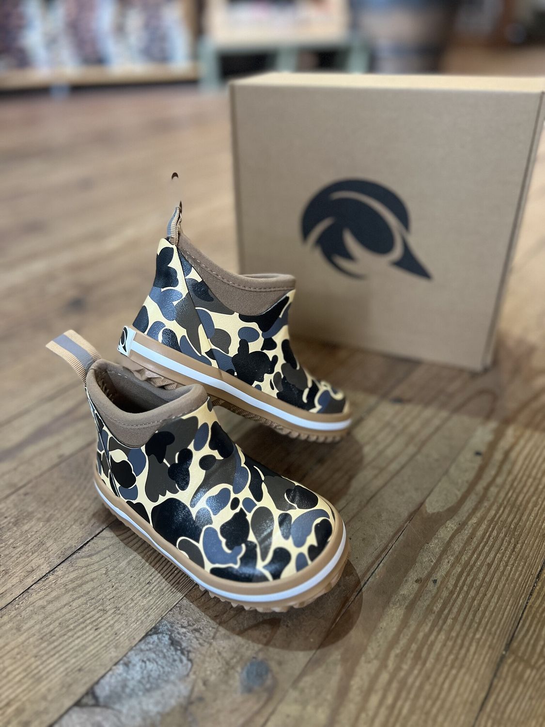 AIX Kids Old School Camo Deck Boot