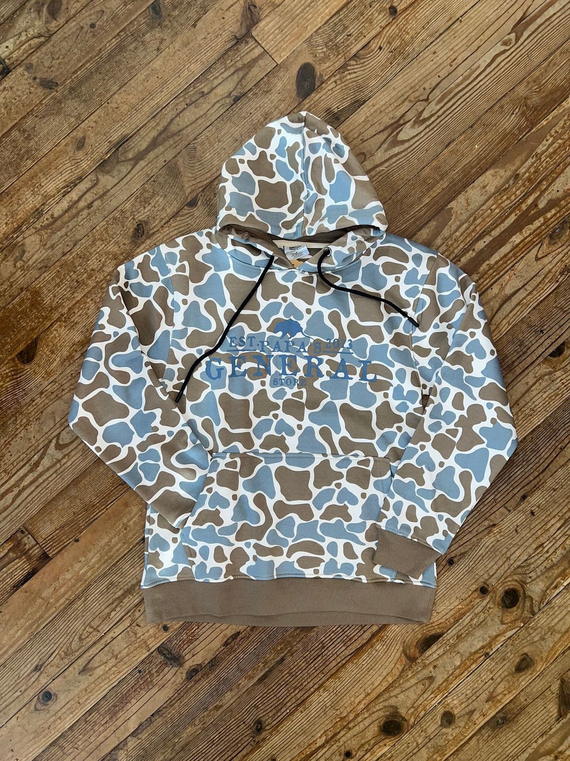 PGS Blue Old School Camo Hoodie