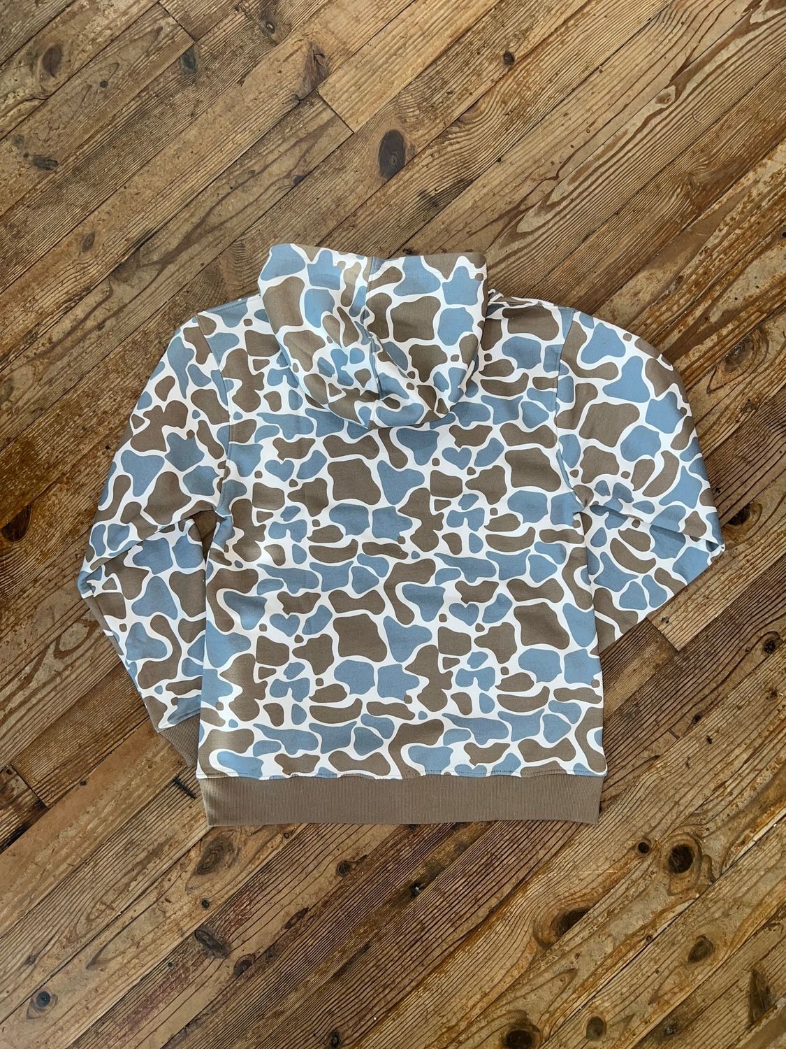 PGS Blue Old School Camo Hoodie