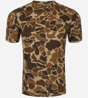 Youth EST Camo Performance Crew S/S Old School