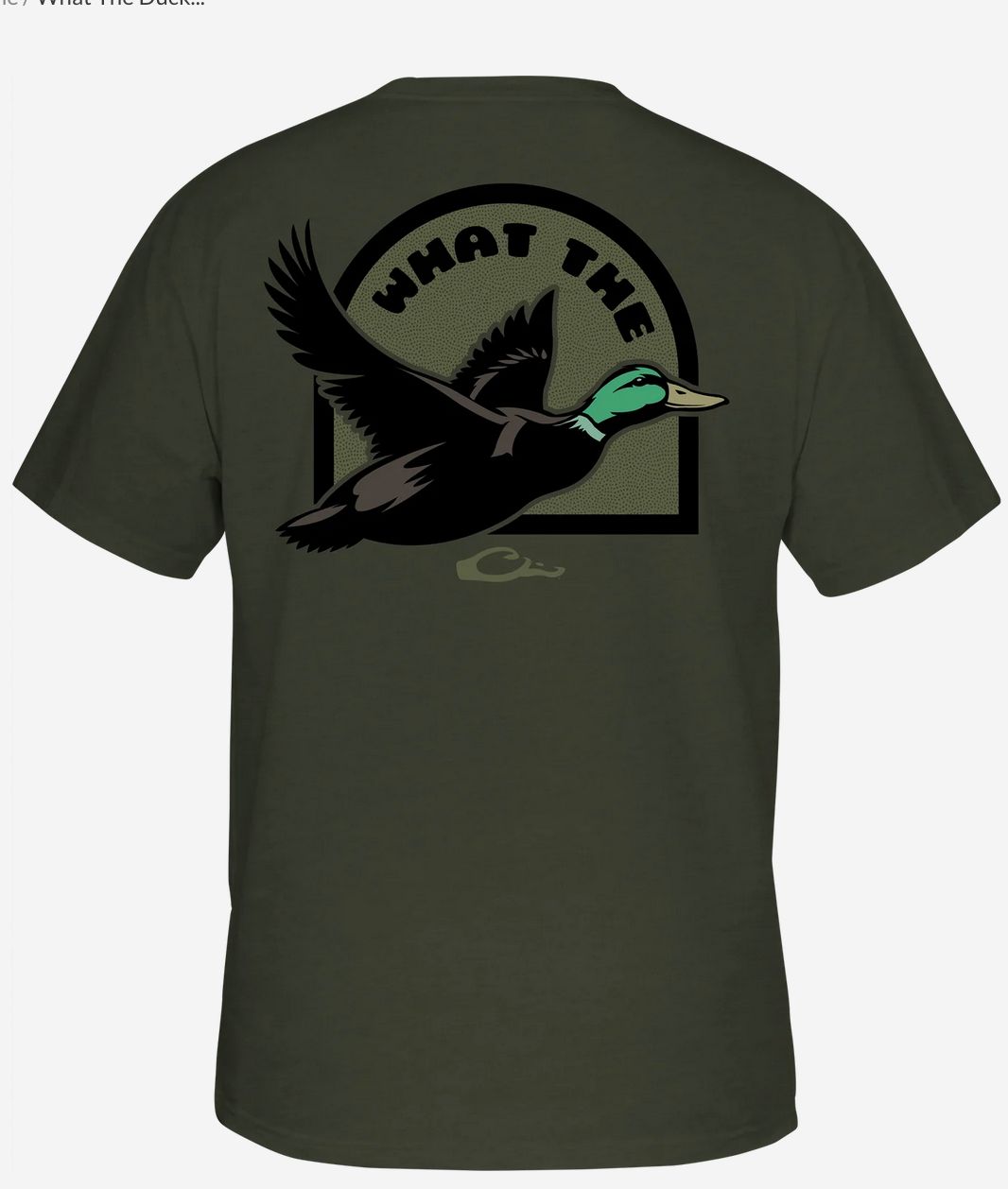 What the Duck S/S Tee Deep Depth Dark Heather