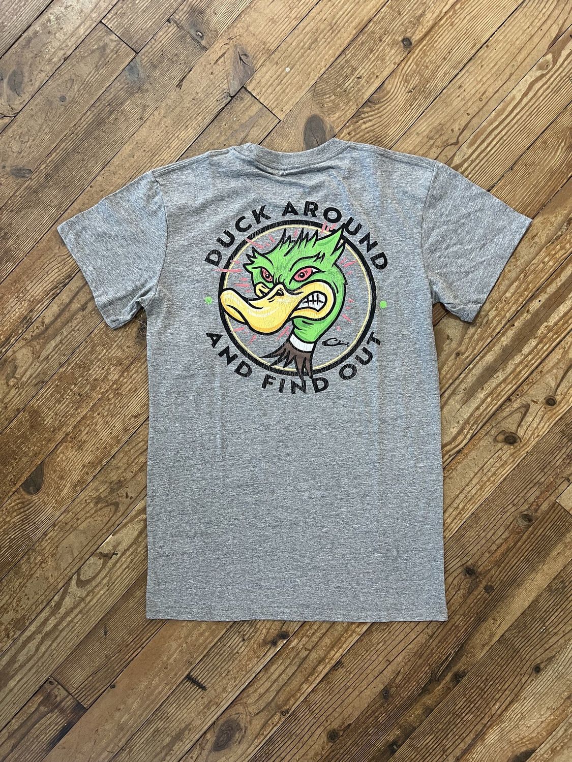 Duck Around S/S Tee Graphite Heather