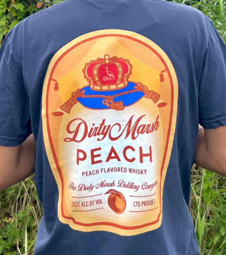 The Crown Navy DM Tee