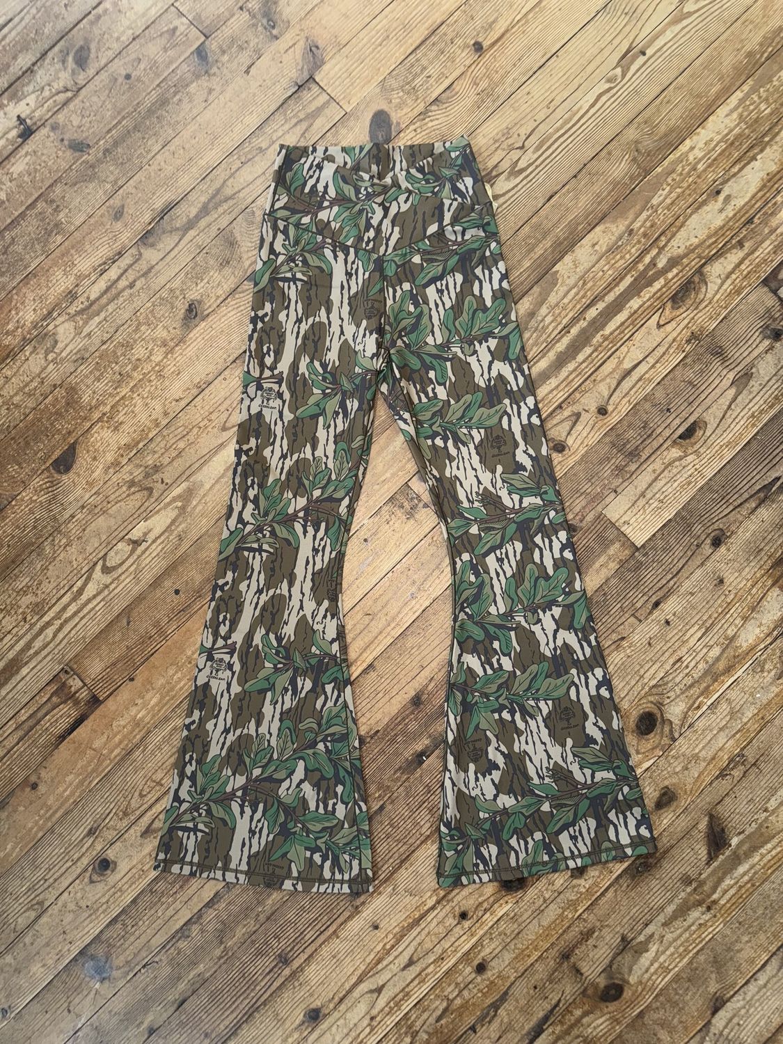 LG Flare Leggings Green Leaf Camo