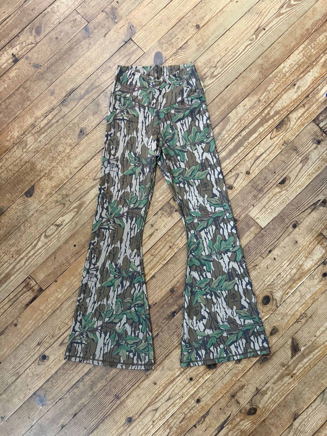 LG Flare Leggings Green Leaf Camo