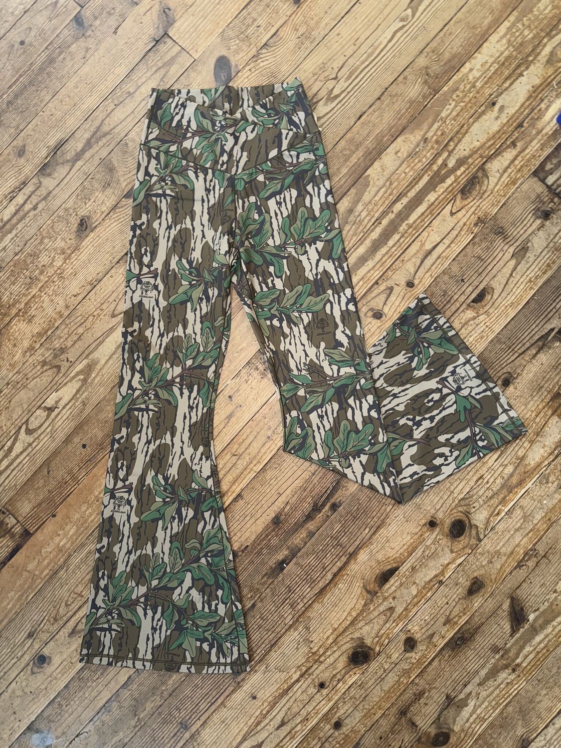 LG Flare Leggings Green Leaf Camo